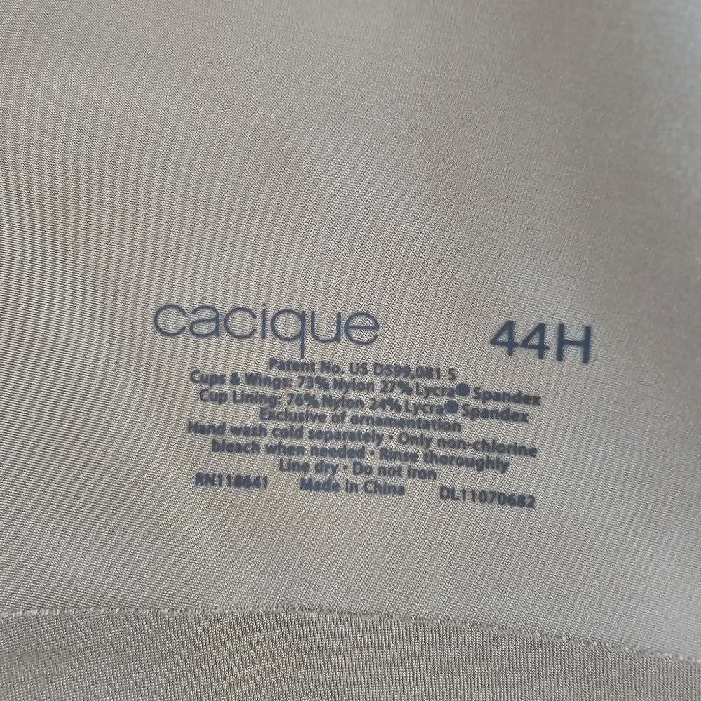 Cacique Bundle Lot of 3 NWT Lane Bryant Plus Size 44H Basic Bras Everyday - Picture 15 of 16